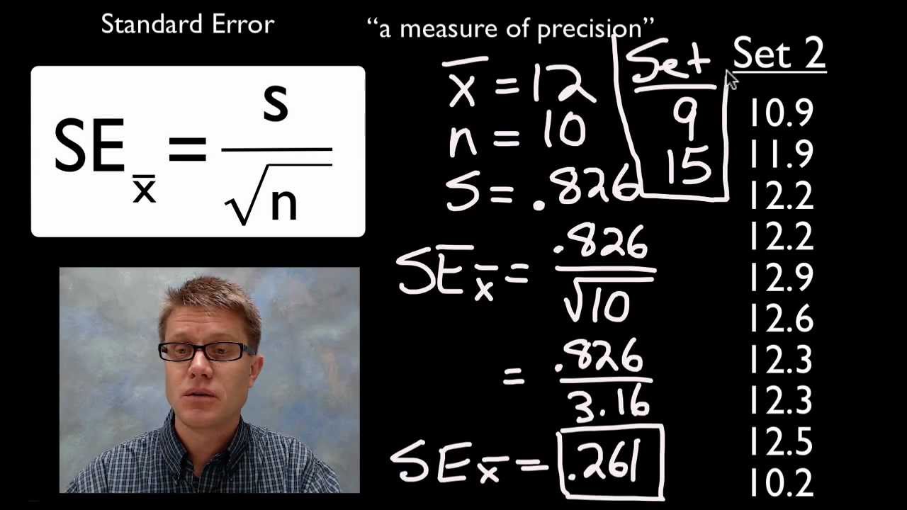How To Calculate Standard Error